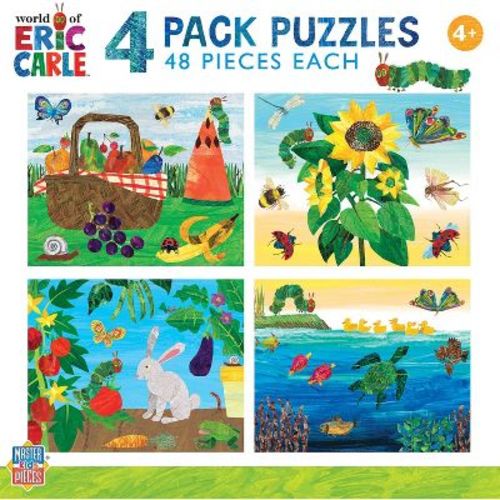 MasterPieces Eric Carle 4-Pack 48 Piece Jigsaw Puzzles