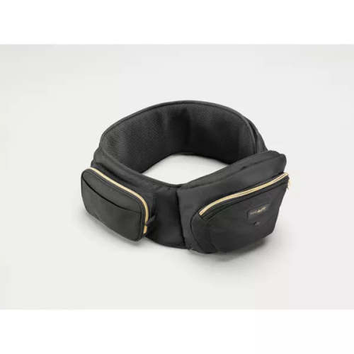 Hip Seat Baby Carrier - Black/Gold