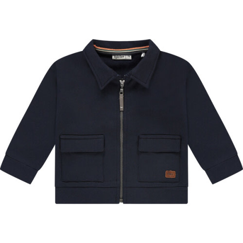 Zipped Collared Jacket, navy - Babyface | Maisonette