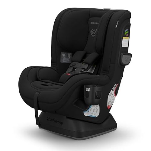 UPPAbaby Rove Convertible Car Seat - 2-in-1 Rear + Forward Facing - Quick + Secure 3-Step Install - Intuitive Safety Technology + Comfort Features - Cup Holder Included - Jake (Black Mélange)