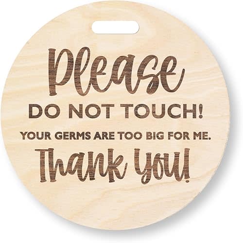 Please Do Not Touch or Kiss Baby Sign