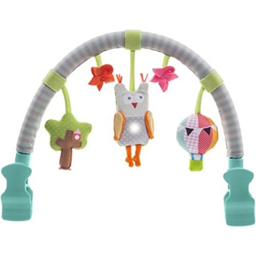 Taf Toys Musical Arch | Best for Infant and Toddlers’ That Fits to Stroller & Pram, Activity Bar with Hanging Musical Owl Toy, Easier Outdoors and Easier Parenting, Keeps Your Baby Happy, Ideal Gift