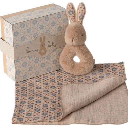 Soft Rabbit Rattle Set for Baby - Maileg - Maileg USA