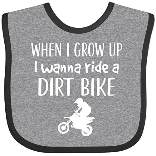 inktastic Dirt Biking Motocross Future Dirt Biker Baby Bib