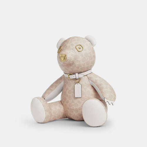 Collectible Bear In Signature Canvas | Accessories | Coach | COACH®