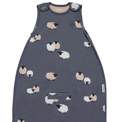 4 Season® Ultimate Baby Sleep Bag, Merino Wool & Organic Cotton, Sheep Slate