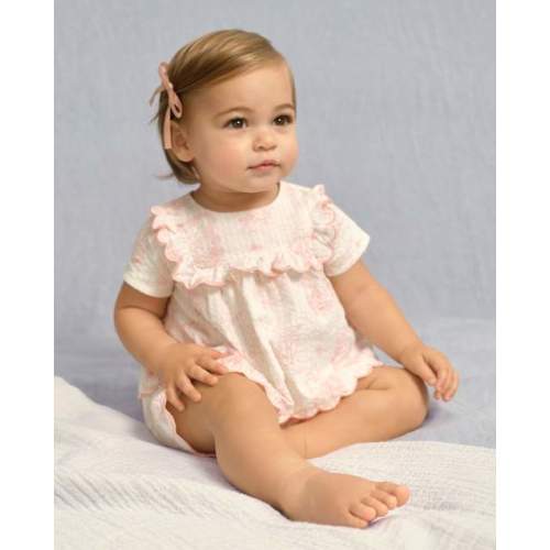 Baby Girls Peter Rabbit™ Embroidered Seersucker 2-Piece Outfit Set - Multi