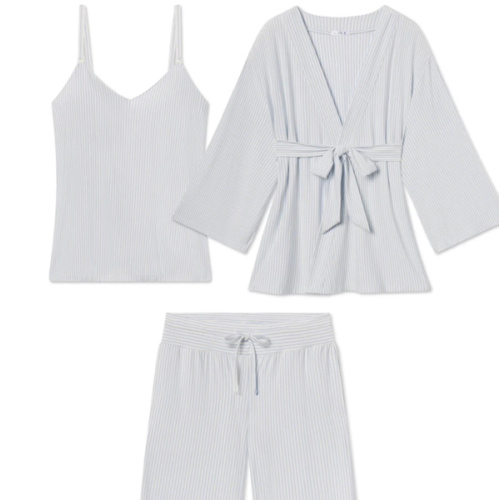 LAKE | Women | DreamModal™ Pajamas | Fog Maternity Kimono Bundle
