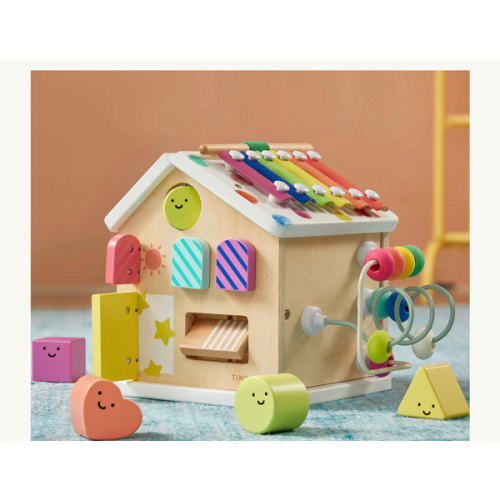 Tiny Land® Cottage Activity Cube - Rainbow