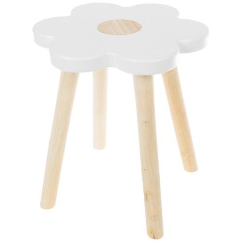 White Daisy Flower Stool