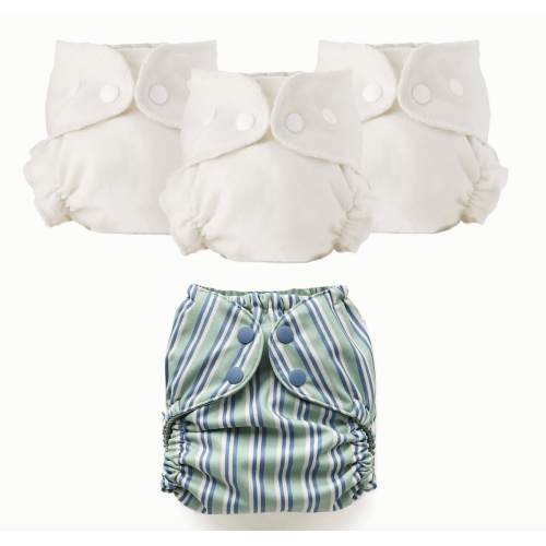 Organic Cloth Diaper Bundle Starter Size 2 – Esembly