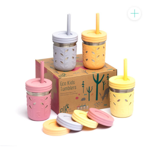 Stainless Steel 10oz Drinking Tumblers + Food Storage