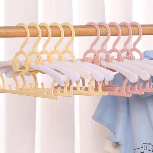 Kid Hangers for Closet 20pcs, Grey Infant Clothes Hanger 11-14" Adjustable Plastic Baby Coat Perchas with Bear Hook, Non-Slip Children Outfit Hangars for Girl Boy Toddler Newborn Teen Clothing *COLOR GREY IF POSSIBLE