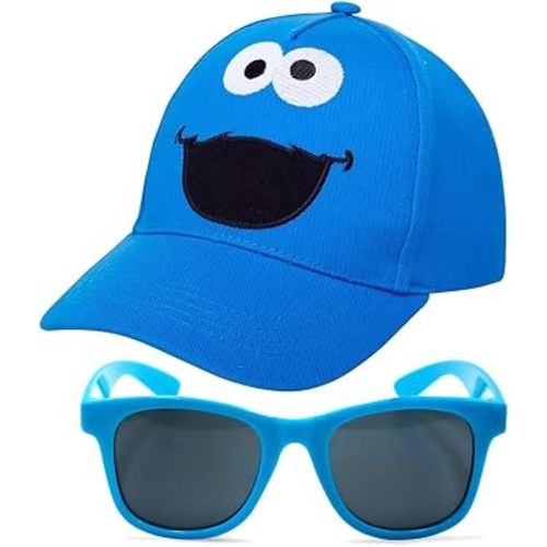 Sesame Street Toddler Cotton Baseball Cap - Elmo, Cookie Monster, Big Bird, Oscar The Grouch