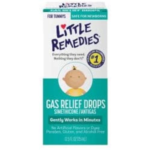 Little Remedies Gas Relief Drops for Tummy's, Natural Berry, 0.5 oz (Pack - 1)