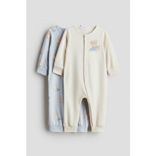2-PACK PATTERNED COTTON PAJAMAS