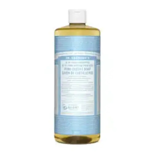 Dr.Bronner's 18-In-1 Pure-Castile Liquid Soap Baby Unscented 946mL