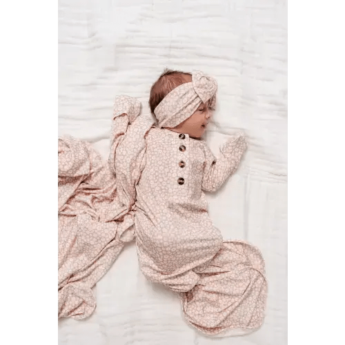 Flora Newborn Headband Bundle (Gown)