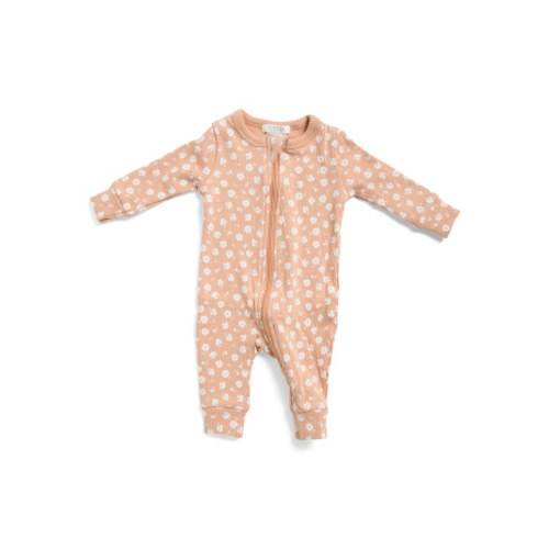 Infant Girls Floral Print Knit Sleep Bodysuit | Family Pajamas | Marshalls