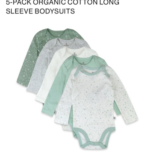 5-Pack Organic Cotton Long Sleeve Bodysuits | Honest Baby Clothing