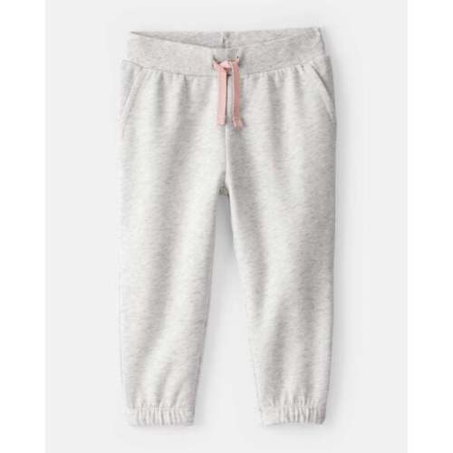 Baby Girl DayDream Fleece Joggers - Grey | Carter's