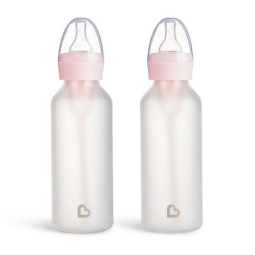 Bond® Silicone Glass Bottle 8oz, 2pk | Munchkin