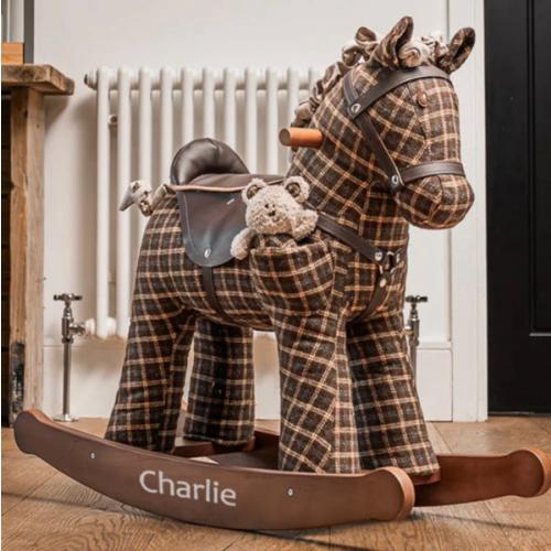Personalised Rufus & Ted Rocking Horse