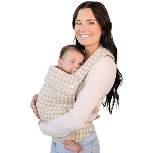 Ergonomic Hip-Healthy Baby Carrier, Front-Back Carry, 7-35 lbs, Houndstooth