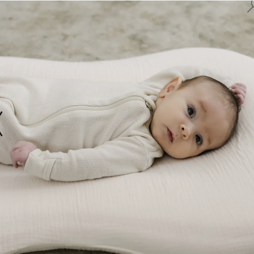 Lounger Curve + Muslin Cover Set | Natural