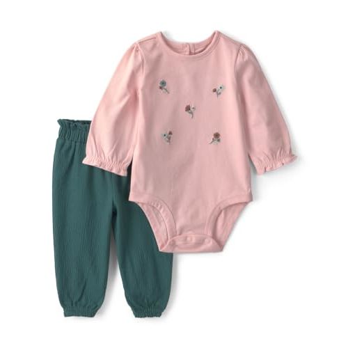 Carter's Baby Girls' 2-piece Bodysuit Pant Set