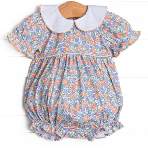 Drenched in Dahlias Bubble, Blue – Stitchy Fish