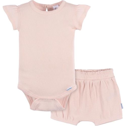 Gerber baby-girls Bodysuit and Shorts Set