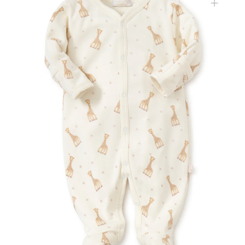 Sophie la girafe Ecru Print Footie
