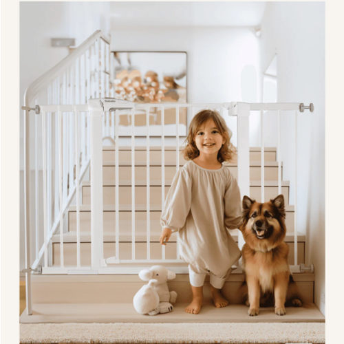 Expandable Pressure Mounted Baby Gate Stairs (29-54.6'') | Babelio P7