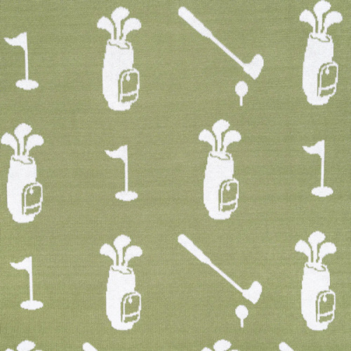 Golf Jacquard Knit Baby Blanket