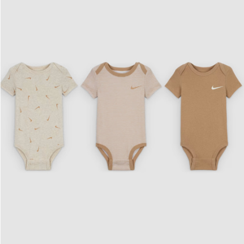 Nike E1D1 Baby (0-9M) Mix and Match Bodysuits (3-Pack). Nike.com