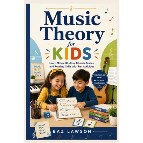 Music Theory for Kids: Learn Notes, Rhythm, Chords, Scales, and Reading Skills with Fun Activities