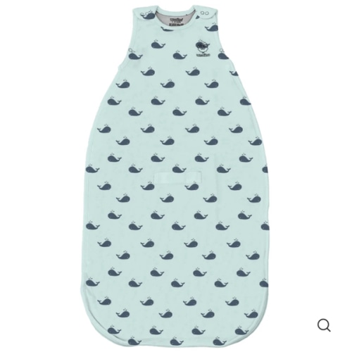 4 Season® Ultimate Baby Sleep Bag, Merino Wool & Organic Cotton, Whales
