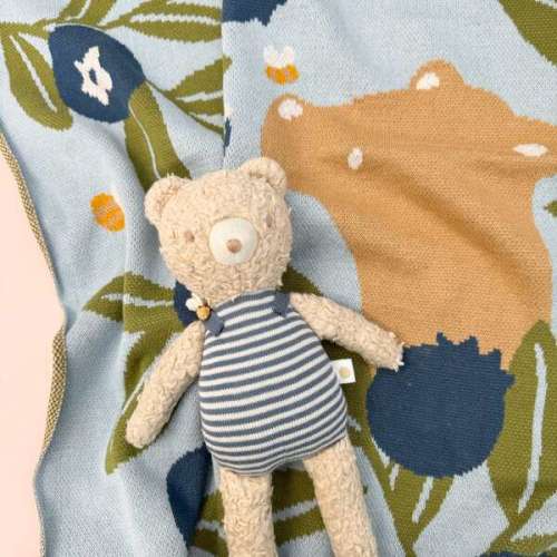Henry Bear Beekeeper Plushie Toy - The Blueberry Hill | Maisonette