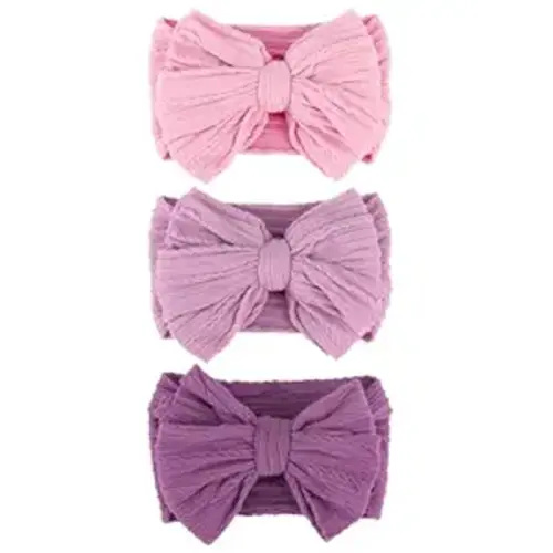 AQOKKA Baby Bows Headbands Nylon Baby Girl Headbands Soft Handmade Hairbands Toddler Hair Accessories for Girls Baby Newborn Infant Kids