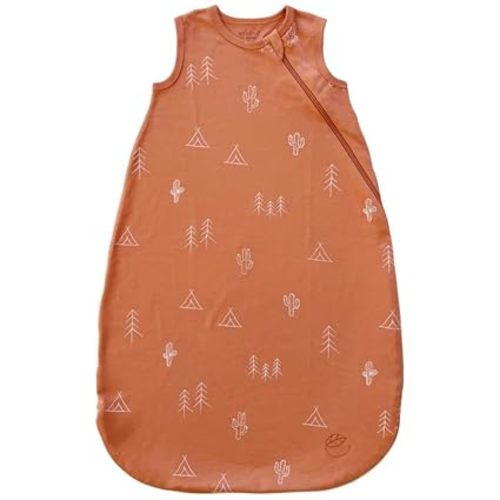 Ecolino Organic Cotton Baby Sleep Sack - 2-Way Zipper Baby Wearable Blanket - Infant Sleeping Bag Sack - 6-18 Months - Desert