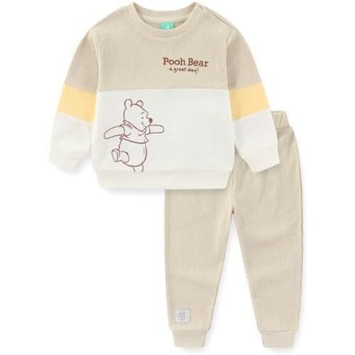 Disney Winnie the Pooh Baby Boys Sweatshirt and Waffle Knit Pants Set for Infant
