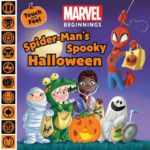 Marvel Beginnings: Spider-Man's Spooky Halloween - by Steve Behling (Board Book)