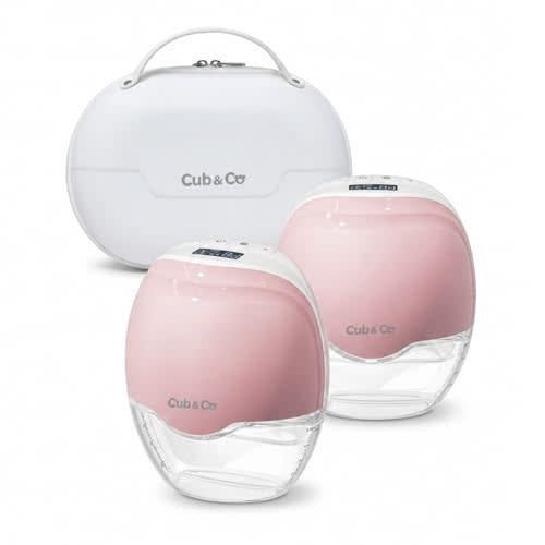 Wearable Hands-Free Breast Pump – Portable Electric Breastfeeding Pump with Multiple Suction Modes, Leakproof Design, LED Display & Travel Case – 120 Milliliters Capacity