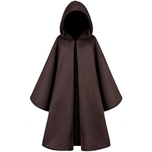 TOGROP Knight Costume for Kids Robe Hooded Cloak Boys Girls Cosplay 3-14 Years