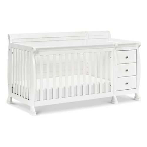 daVinci Kalani 4-in-1 Convertible Crib and Changer Combo - White