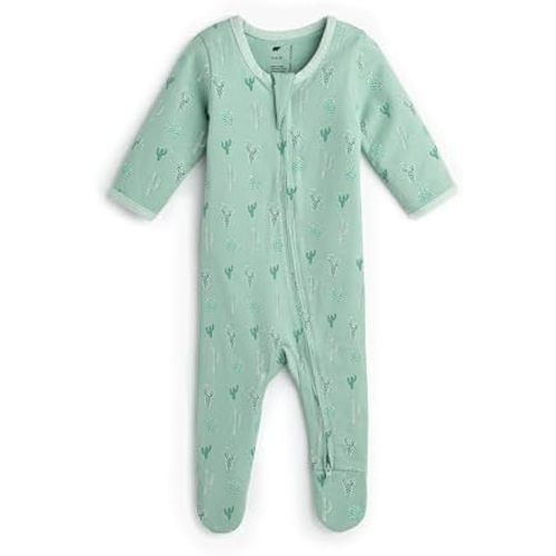 monica + andy Baby Organic Zipper One-Piece