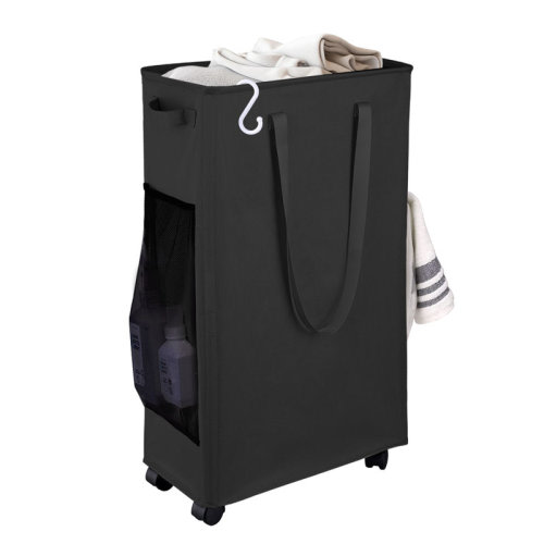 Ebern Designs 75L Laundry Basket With Wheel & Reviews | Wayfair