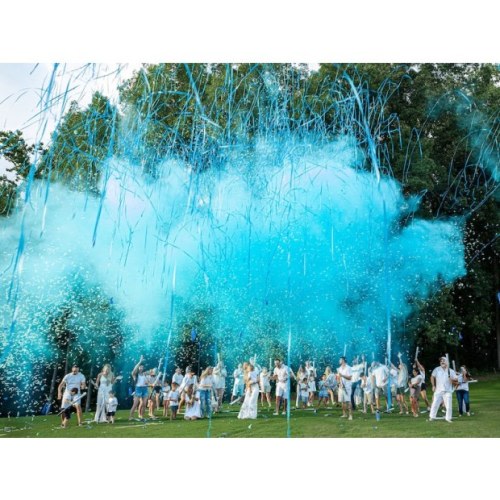 PoofThereItIsReveals Gender Reveal Cannons