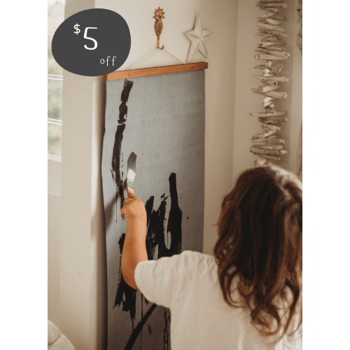 Magic Canvas & Brush Set – Cub & Fox